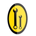 Car service icon Royalty Free Stock Photo