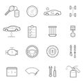 Car service icon set Royalty Free Stock Photo