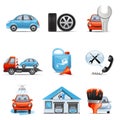 Car service icons