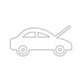 Car service illustration Royalty Free Stock Photo