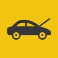Car service illustration Royalty Free Stock Photo
