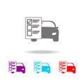 Car service list icon. Elements of car repair multi colored icons. Premium quality graphic design icon. Simple icon for websites,