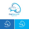 Car Service Logo Design Template. Royalty Free Stock Photo