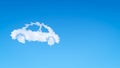 Car Shaped Cloud Royalty Free Stock Photo