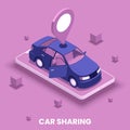Car Sharing Concept Royalty Free Stock Photo