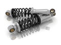 Car shock absorber Royalty Free Stock Photo