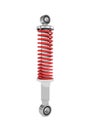 Car Shock absorber on white