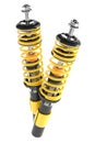 Car shock absorbers Royalty Free Stock Photo