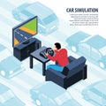 Car Simulator Videogame Background