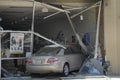 Car hit a medical supply store in Landover Hills, Marlandbuil Royalty Free Stock Photo