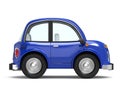 Car small cartoon side Royalty Free Stock Photo