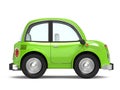 Car small cartoon side Royalty Free Stock Photo