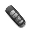 Car smart key isolated on white Royalty Free Stock Photo