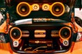 Car sound system at Manila Auto Salon in Pasay, Philippines Royalty Free Stock Photo
