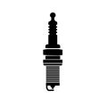 Car spark icon on white background. car spark plug sign. flat style