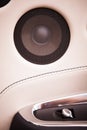 Car speaker detail Royalty Free Stock Photo