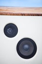 Car speaker detail Royalty Free Stock Photo