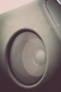 Car speaker detail Royalty Free Stock Photo