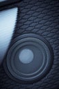 Car speaker detail Royalty Free Stock Photo