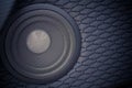 Car speaker detail Royalty Free Stock Photo