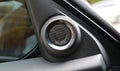 Car speaker mounted inside the car Royalty Free Stock Photo