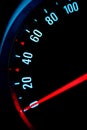 Car speed meter Royalty Free Stock Photo