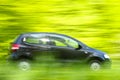 Car speeding Royalty Free Stock Photo