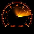 Car Speedometer Royalty Free Stock Photo
