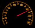 Car speedometer and counter - Speed concept Royalty Free Stock Photo