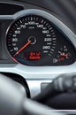 Car speedometer detail Royalty Free Stock Photo