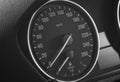 Car speedometer and diesel level indicator Royalty Free Stock Photo