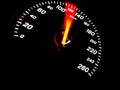 Car Speedometer Royalty Free Stock Photo