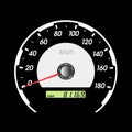 Car speedometers for racing design.