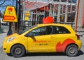 Car of St-Hubert BBQ Ltd is a chain of Canadian casual dining restaurants Royalty Free Stock Photo