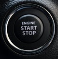 Car Stop Start System Royalty Free Stock Photo