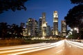 Car streaks Cityscape