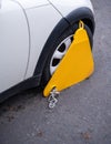 Car With Wheel Clamp
