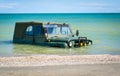 Car submerged Royalty Free Stock Photo