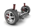 Car suspension, wheel, brake and steering parts