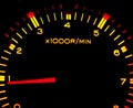 Car tachometer Royalty Free Stock Photo