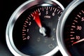 Car tachometer. Reeving engine dashboard. Royalty Free Stock Photo