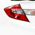 Car tail light on a sedan Royalty Free Stock Photo