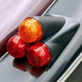 Car tail lights Royalty Free Stock Photo