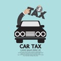 Car Tax Concept Royalty Free Stock Photo