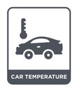 car temperature icon in trendy design style. car temperature icon isolated on white background. car temperature vector icon simple Royalty Free Stock Photo
