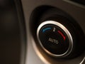 Car temperature knob