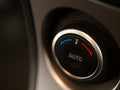 Car temperature knob Royalty Free Stock Photo