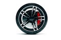 Car tire and allow wheel, 3d render