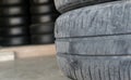 Car tire change Tires Royalty Free Stock Photo