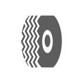 Car tire icon Royalty Free Stock Photo